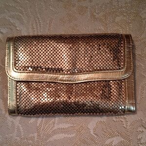 Vintage Whiting & Davis Gold Clutch